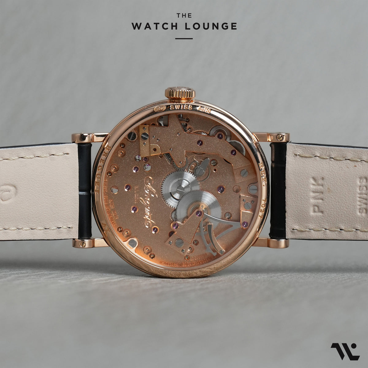 Tradition Skeletonized Rose Gold-and-Black Dial with 50Hr Power Reserve Ref. 7027BR