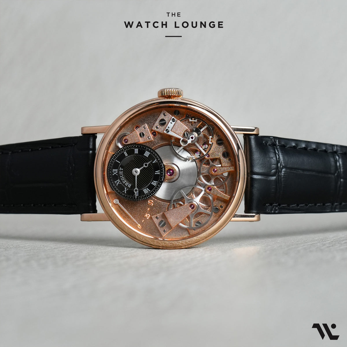 Tradition Skeletonized Rose Gold-and-Black Dial with 50Hr Power Reserve Ref. 7027BR