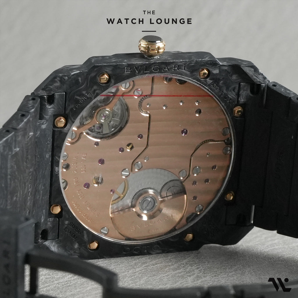 Octo Finissimo Forged Carbon with Gold Accents Ref. 103779