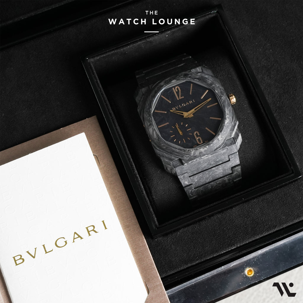 Octo Finissimo Forged Carbon with Gold Accents Ref. 103779