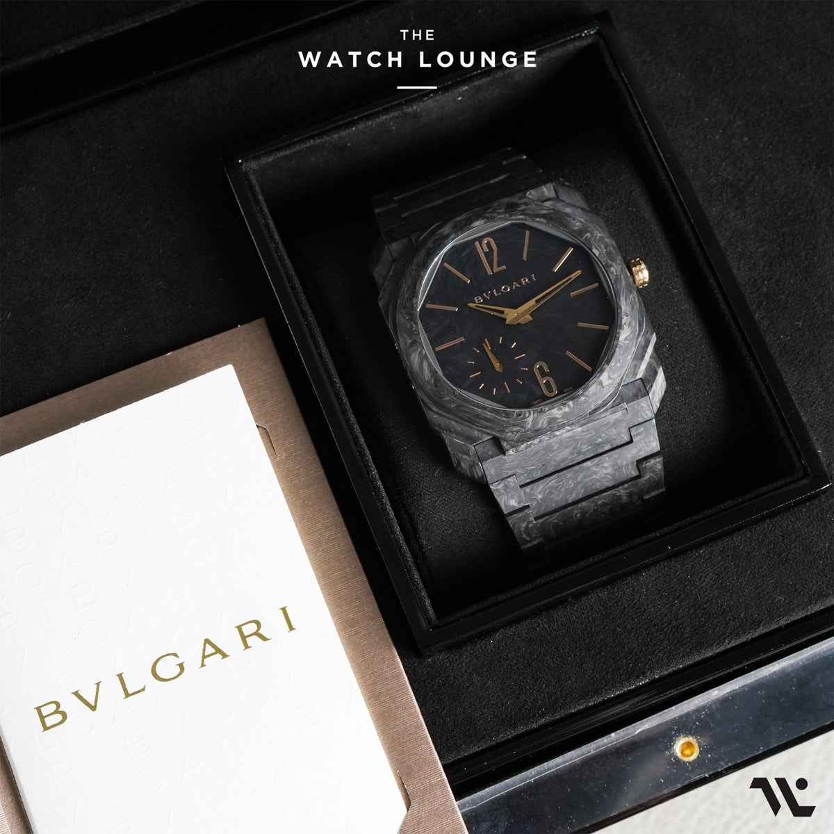 Octo Finissimo Forged Carbon with Gold Accents Ref. 103779