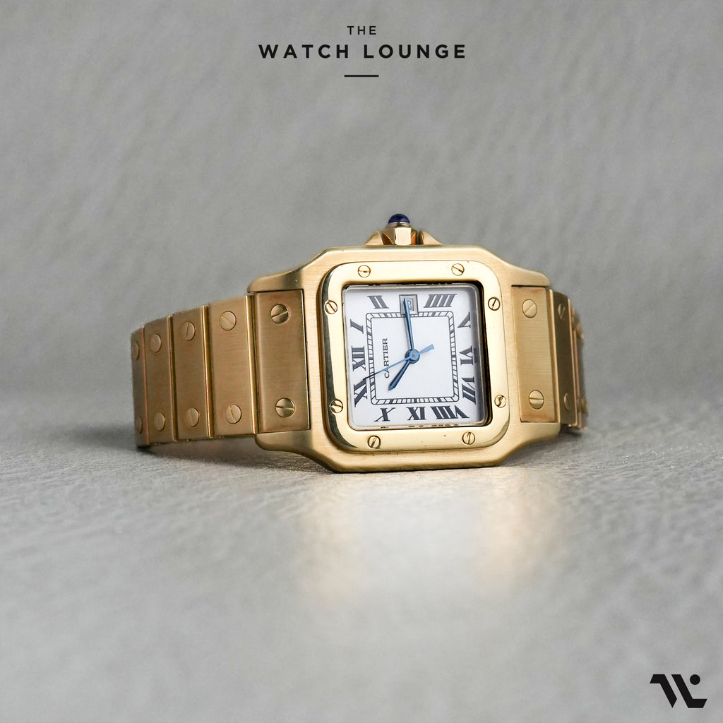 Vintage Santos Carrée 'Or Massif'