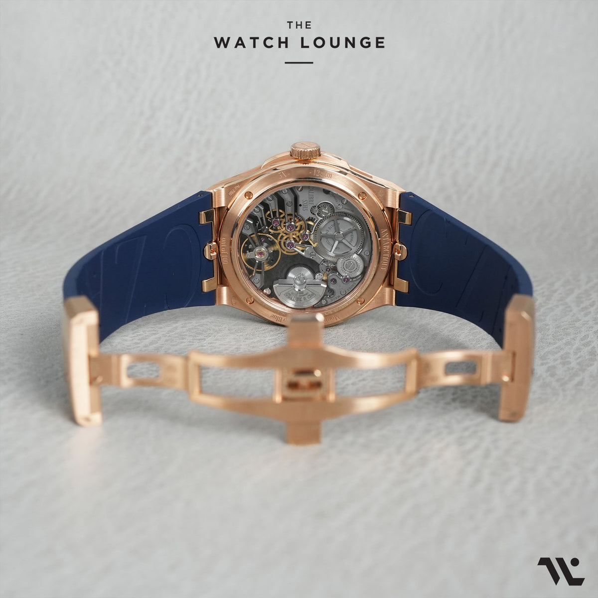 Antarctique Mount Erebus with Blue Dial and Rose Gold Case ref. 1544-FG