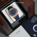Antarctique Mount Erebus with Blue Dial and Rose Gold Case ref. 1544-FG