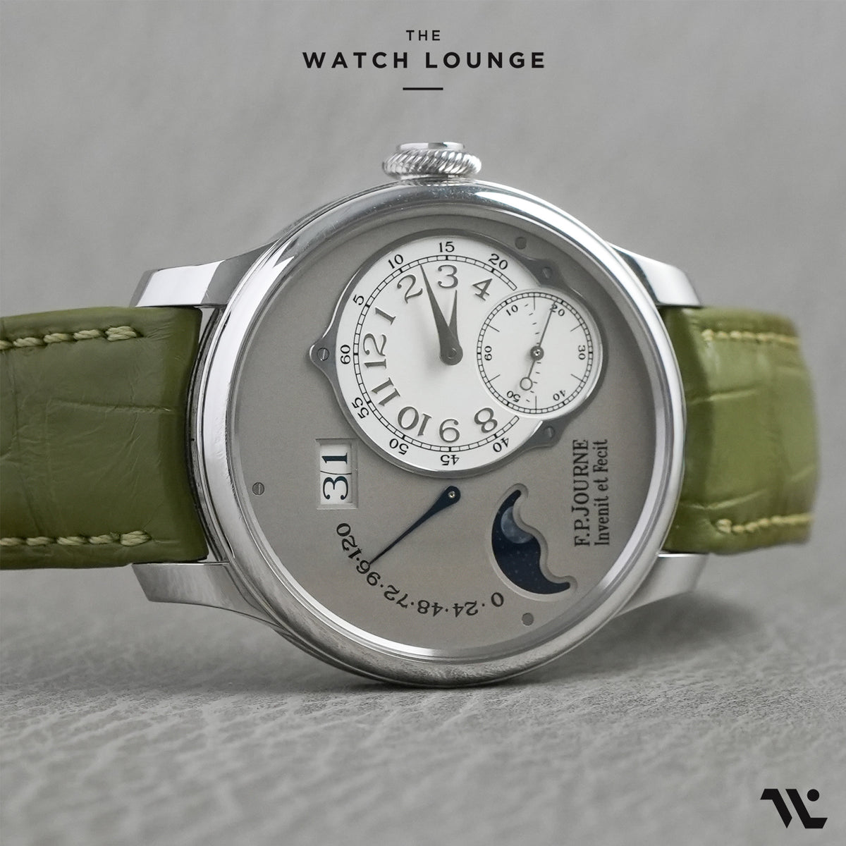 F P Journe Octa Lune Platinum with Moonphase and 120 Hours Power Reserve