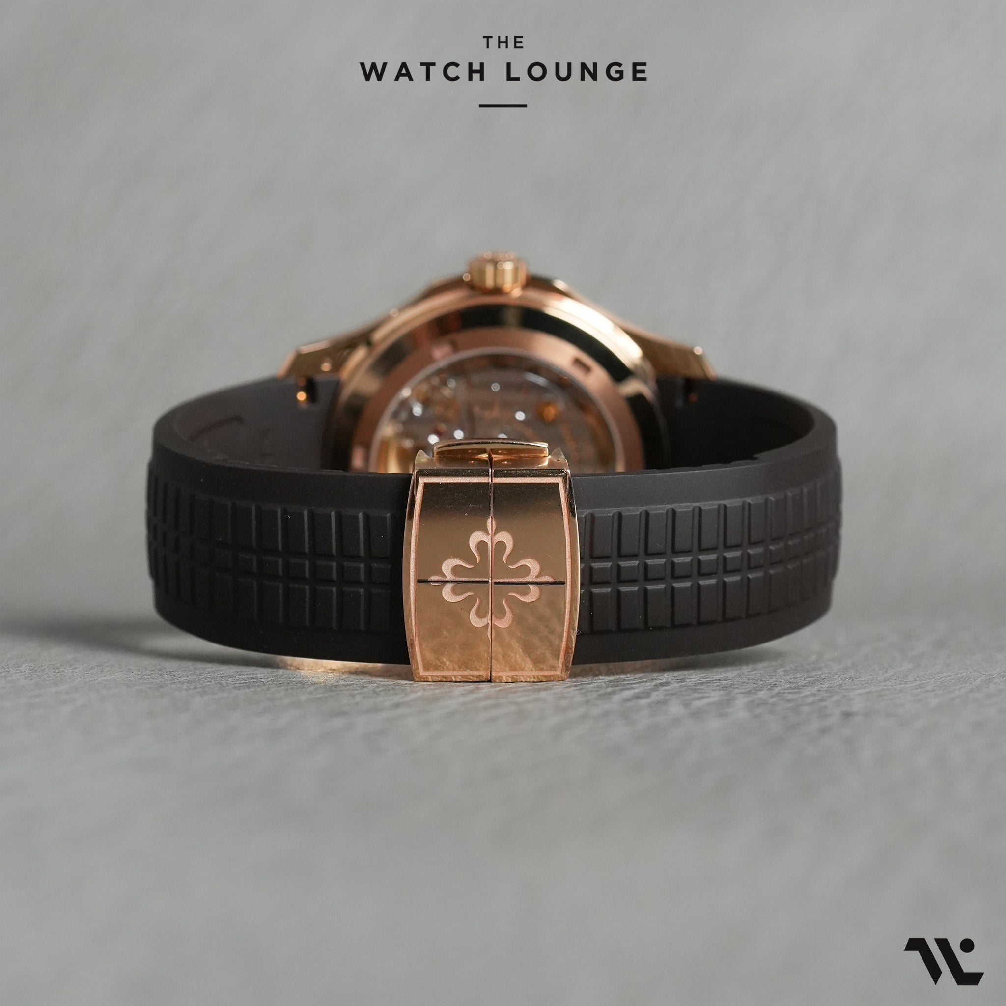 NOS Aquanaut Travel Time Brown Dial Rose Gold