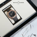 NOS Aquanaut Travel Time Brown Dial Rose Gold