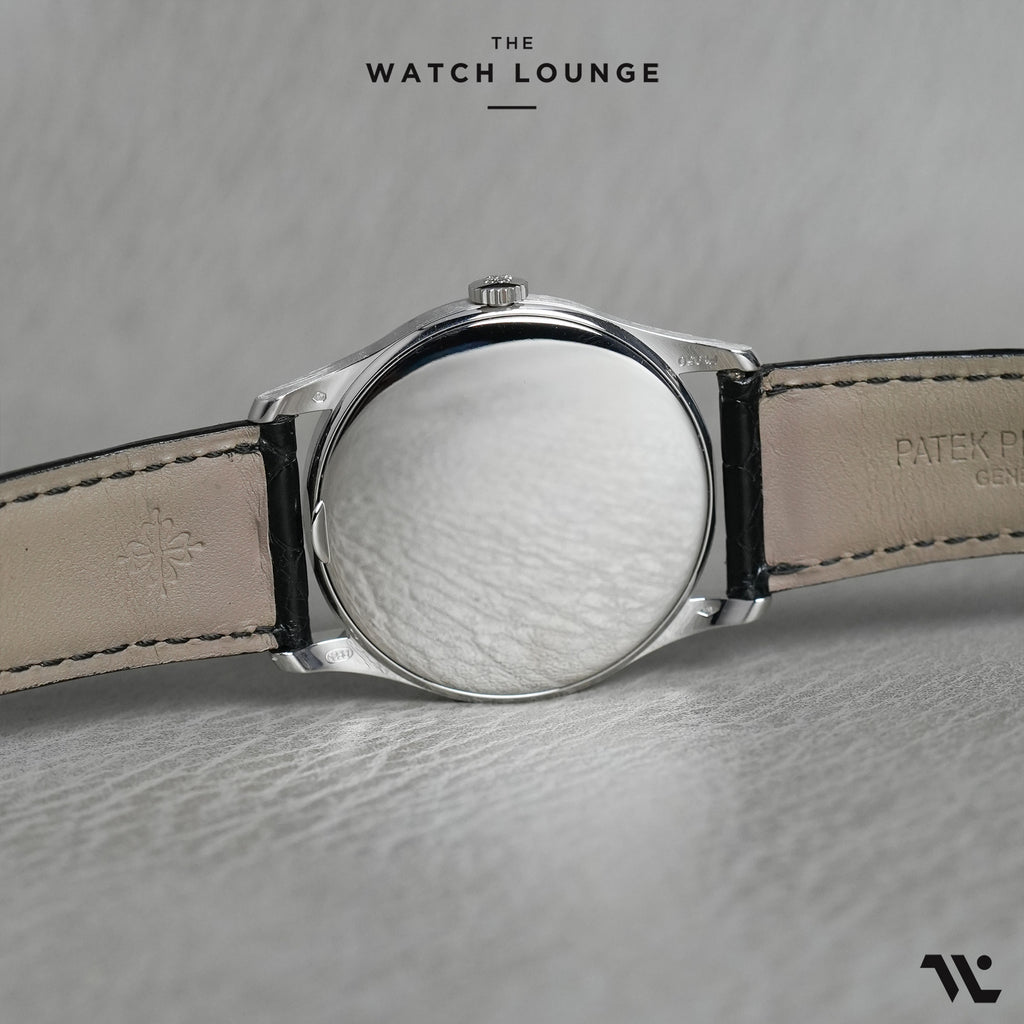 Calatrava 5196P Silver-Grey Dial and Arabic Numerals