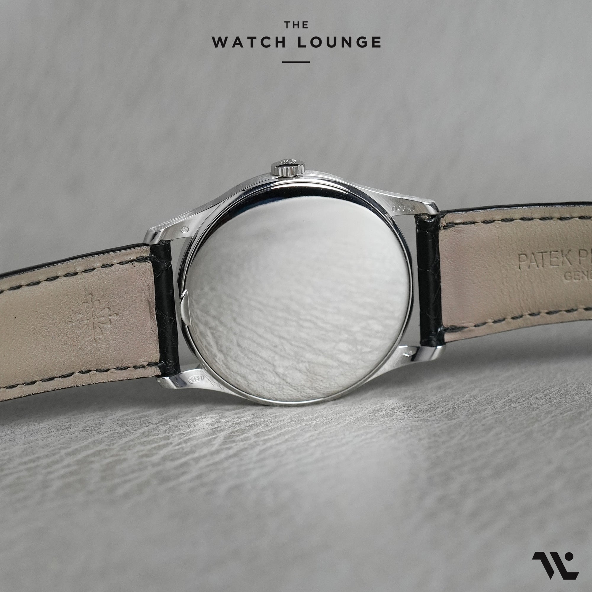 Calatrava 5196P Silver-Grey Dial and Arabic Numerals