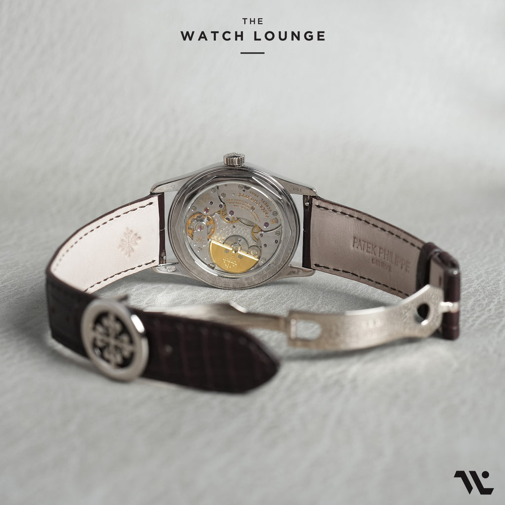 Calatrava Black Dial with Radial Date Display