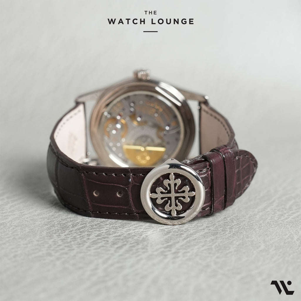 Calatrava Black Dial with Radial Date Display
