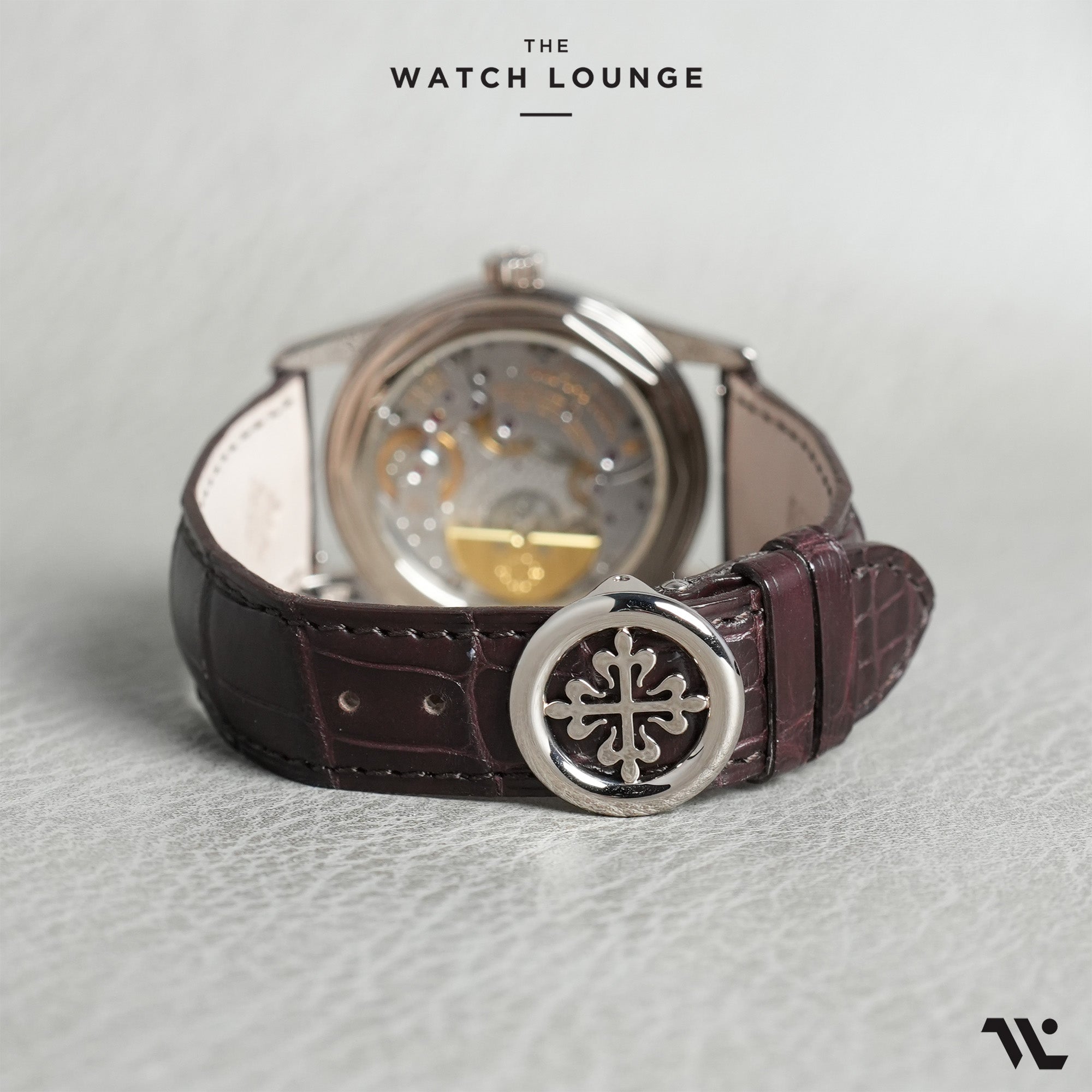 Calatrava Black Dial with Radial Date Display