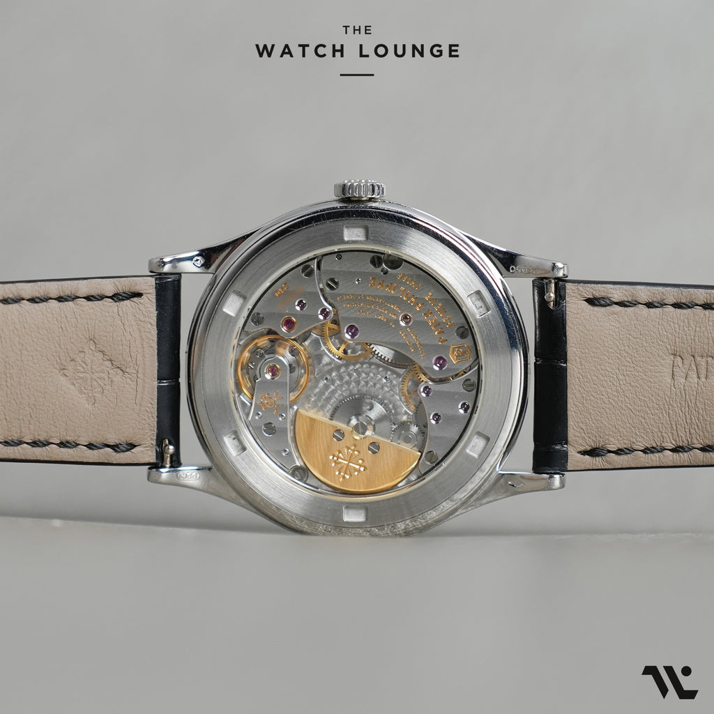 Calatrava with "Kimono" Enamel Dial in Platinum