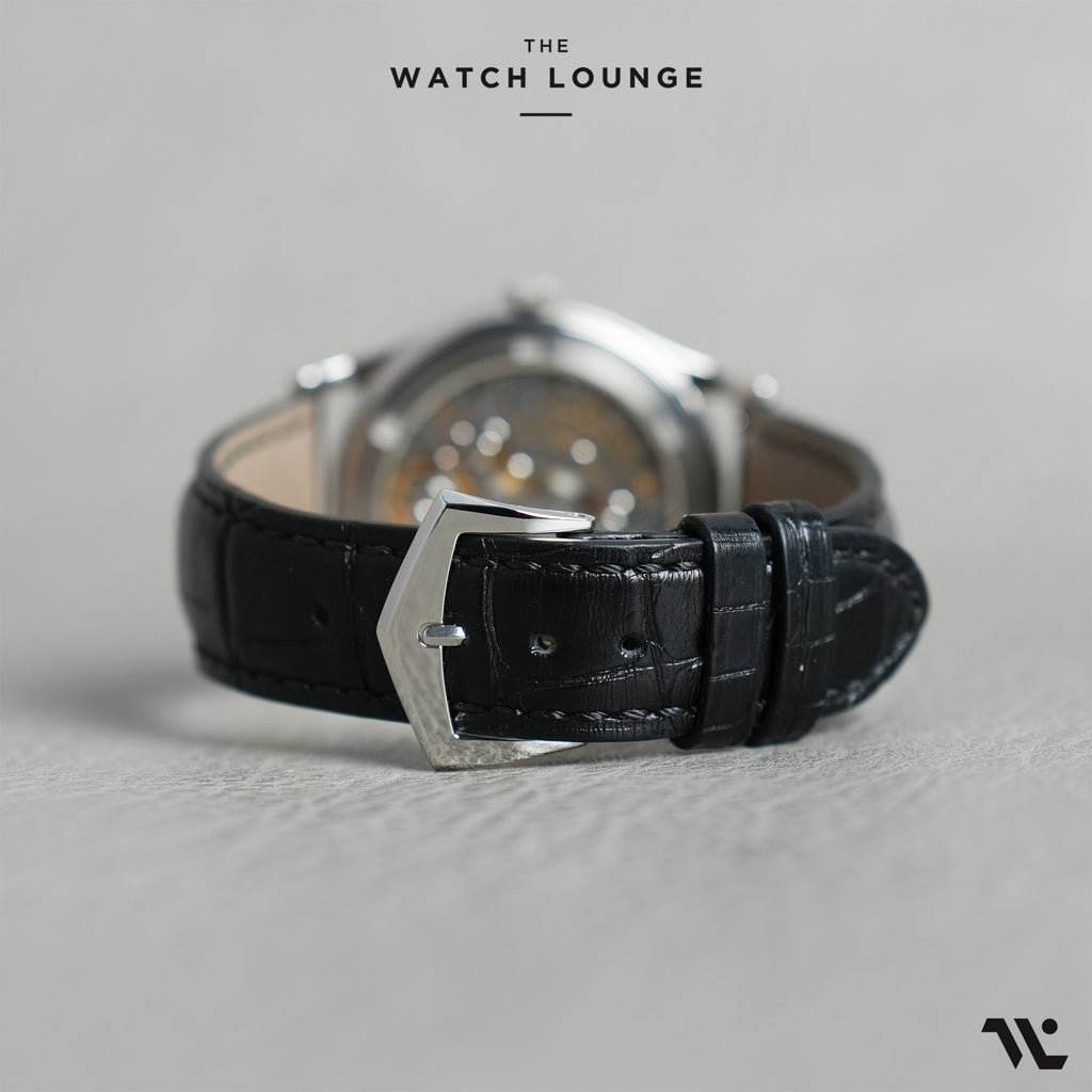 Calatrava with "Kimono" Enamel Dial in Platinum