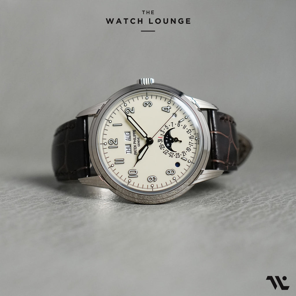 Complications Perpetual Calendar with Cream Lacquered Dial 40mm ref. 5320G