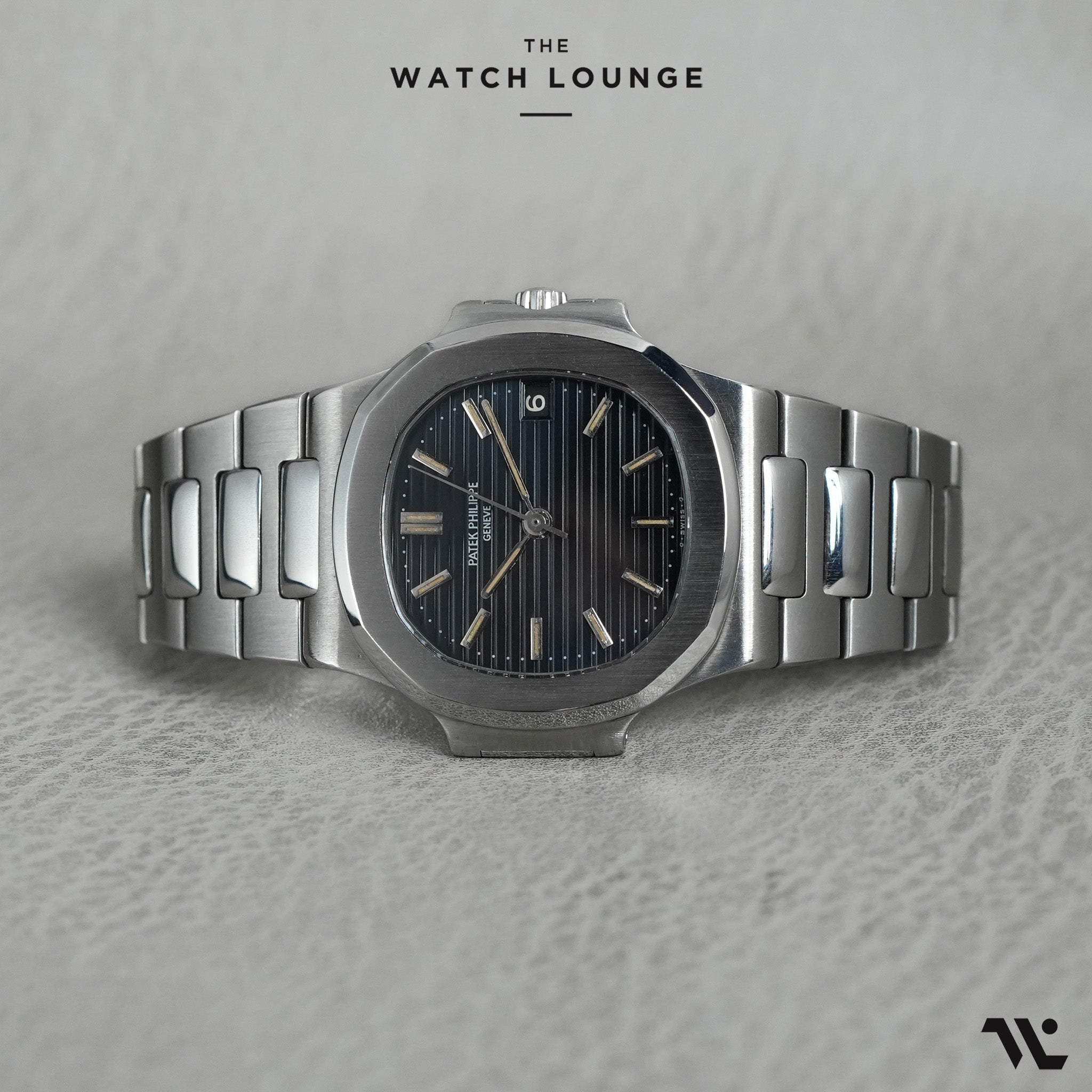 Vintage Patina 1st Gen 3800 Patek Philippe Nautilus Blue Dial Stainless Steel