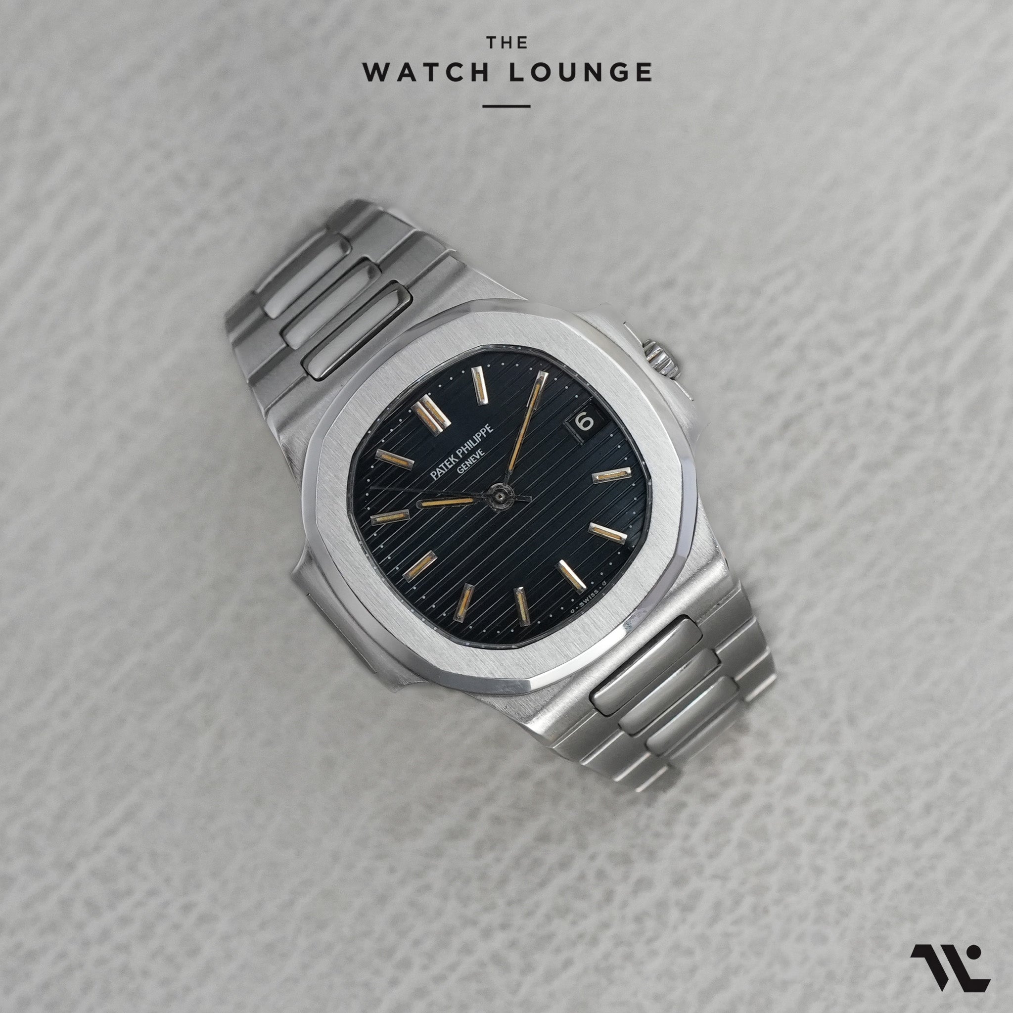 Vintage Patina 1st Gen 3800 Patek Philippe Nautilus Blue Dial Stainless Steel