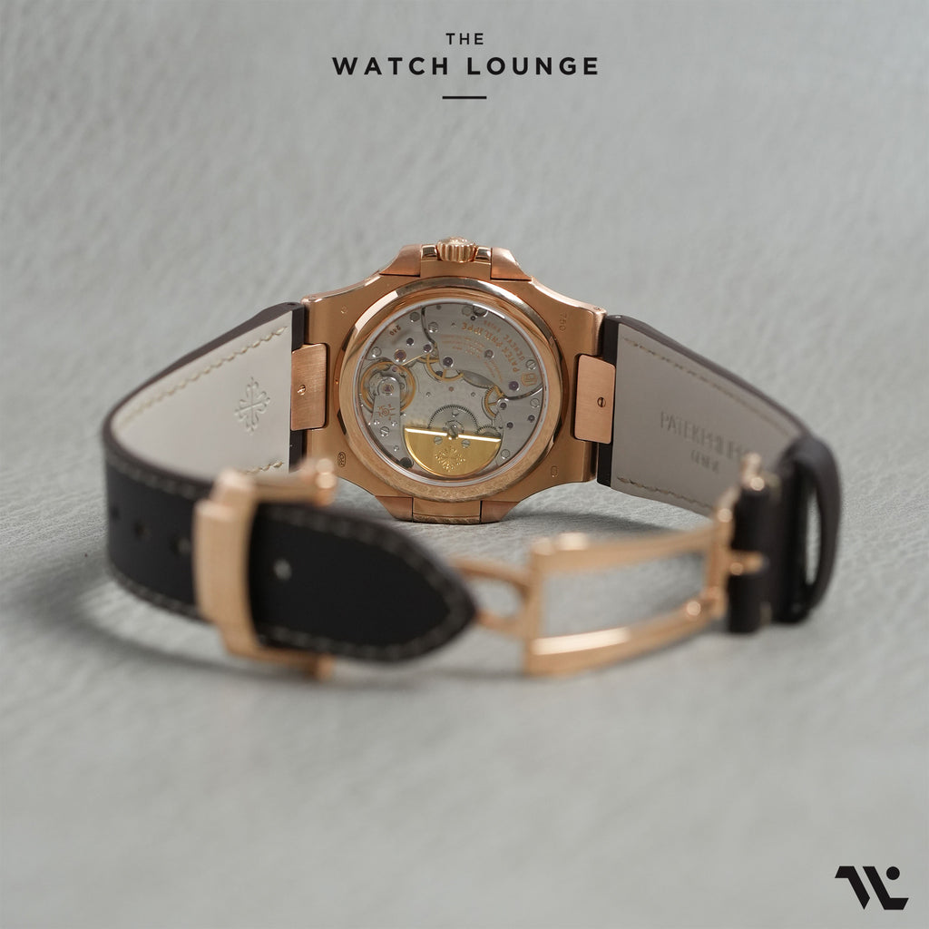 Nautilus Asymmetric Dial with Moon Phase and Power Reserve Indicators ref. 5712R