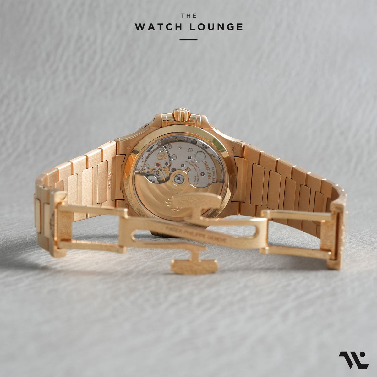 Ladies Nautilus Rose Gold with Diamonds