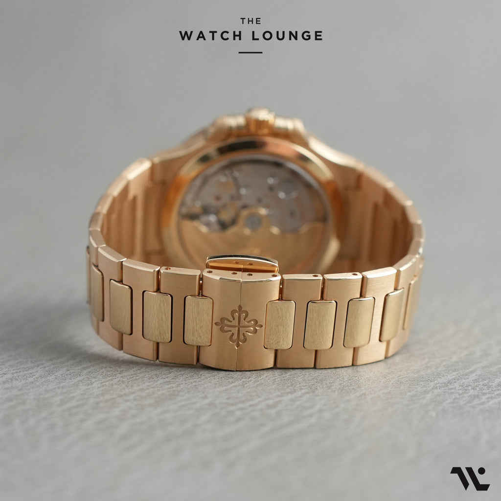 Ladies Nautilus Rose Gold with Diamonds