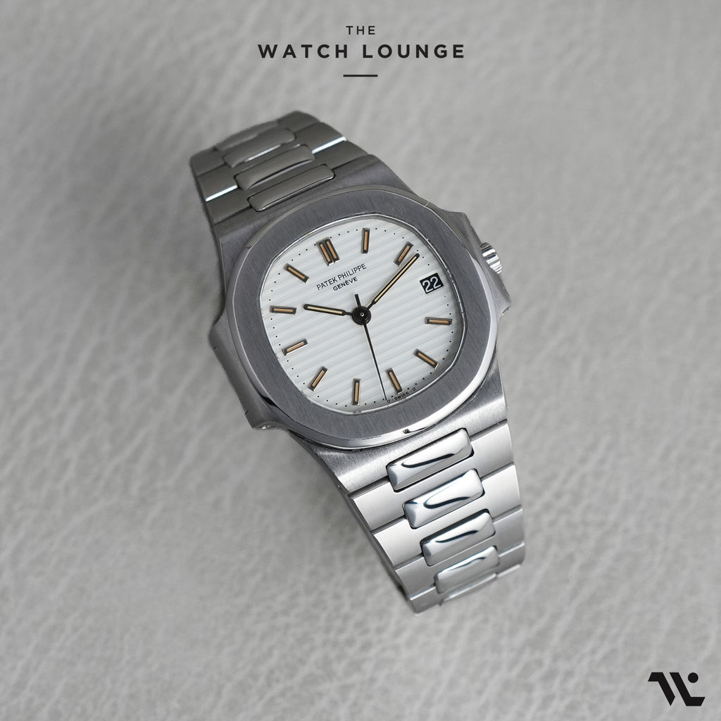 Nautilus First Series 3800 White Dial with Black Date Wheel