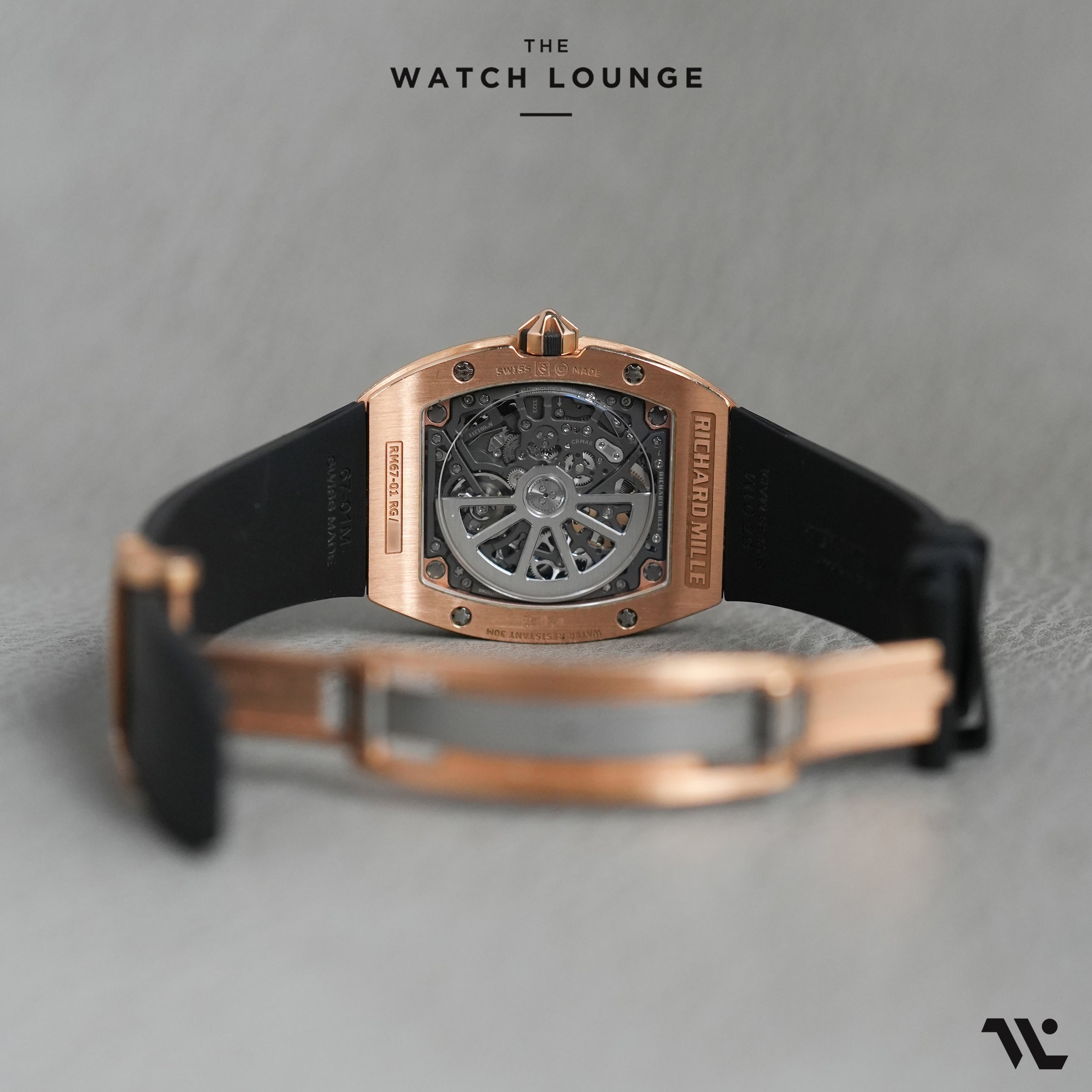2.99 Carats RM67-01 Extra Flat 18kt Rose Gold Diamonds