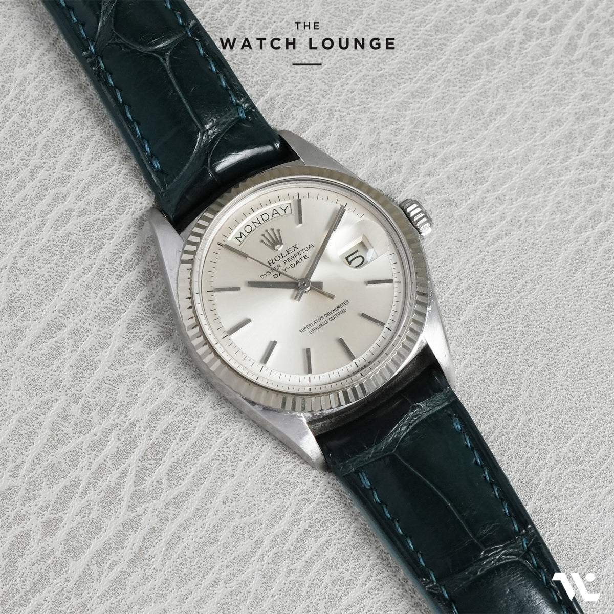 Vintage Day-Date Fluted Bezel with Silver Dial Ref. 1803