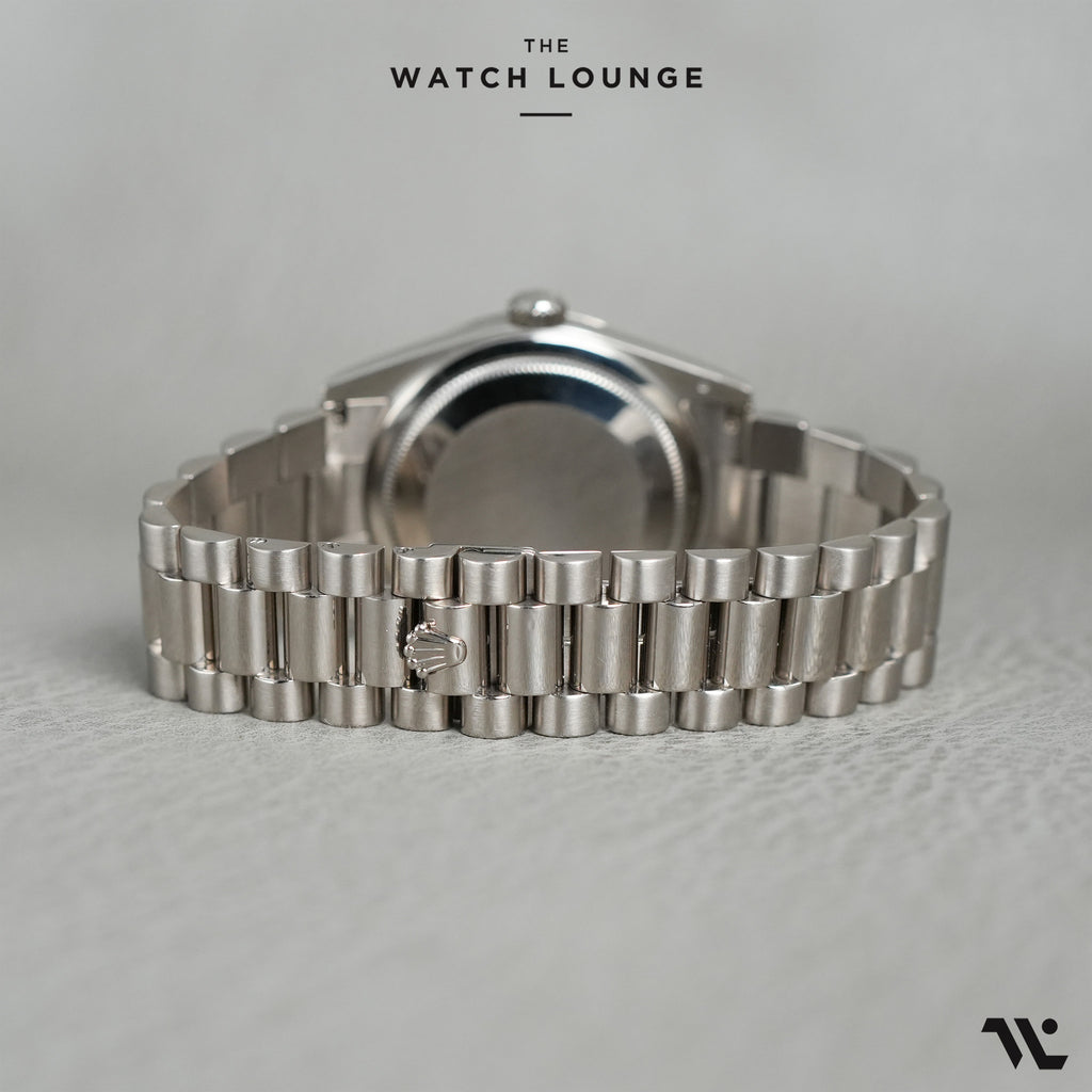 Day-Date Fluted Bezel Black Dial with Jubilee Bracelet ref. 118239