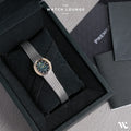 Signo Diamond Set Bezel with Green Raden Mother-of-Pearl Mosiac Dial Ref. GSWE858