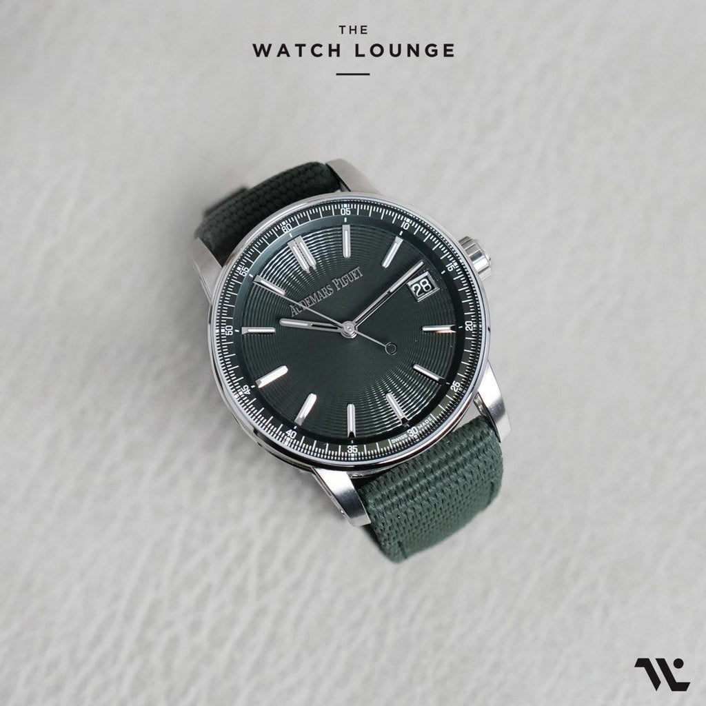 Code 1159 with Khaki Green Dial ref. 15210ST